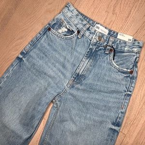Zara High-Rise, Full Length Jeans